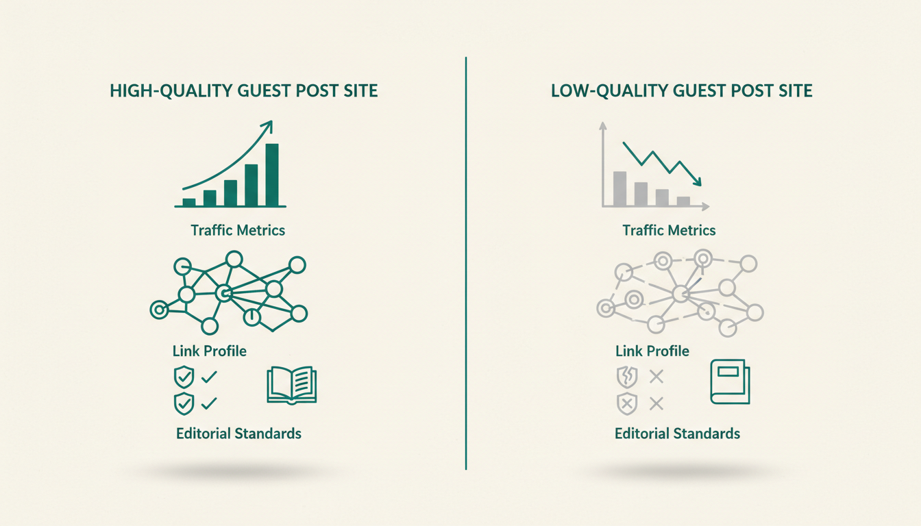 Guest Posting Sites - How to Find & Use Them Safely — illustration