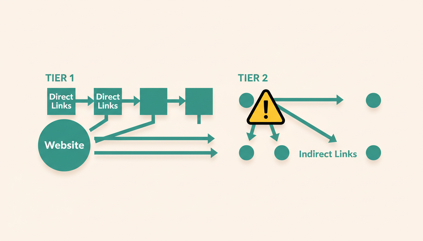 Tier 2 Link Building: Amplifying Strong Links Without Overdoing It — illustration